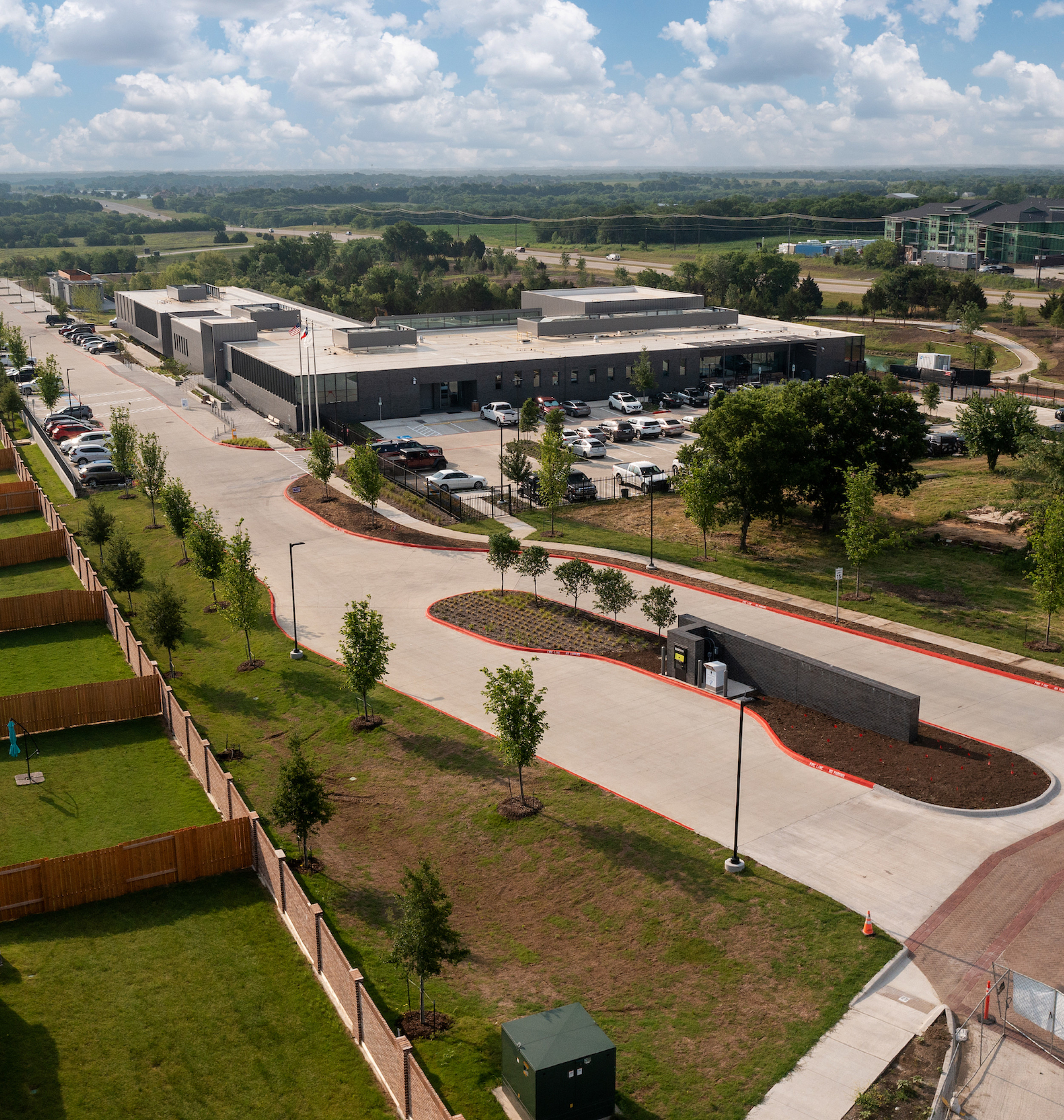 Aerial of the EDC business park